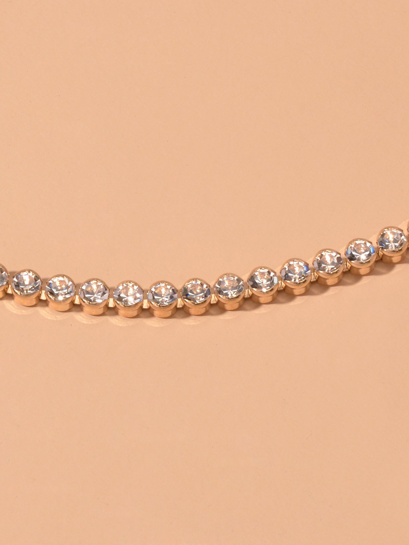 Full Rhinestone Tennis Bracelet